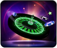 Tampilan permainan kasino slot dan meja di platform 9mm